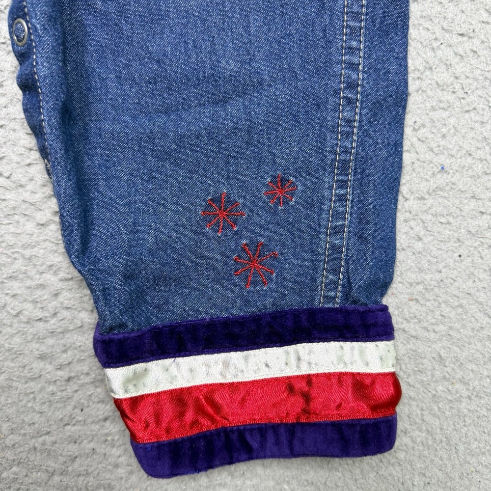 Vintage Disney Winnie The Pooh Winter Denim Overalls - Picture 4 of 10